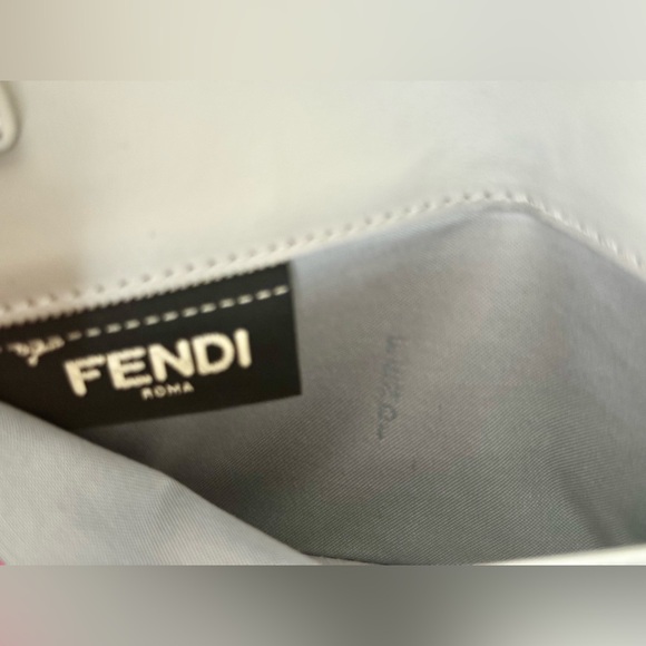 Fendi Grey Multi Stud Contential Chain Wallet - Picture 9 of 14